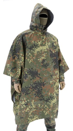 Bundeswehr flecktarn poncho - bundeswehr,